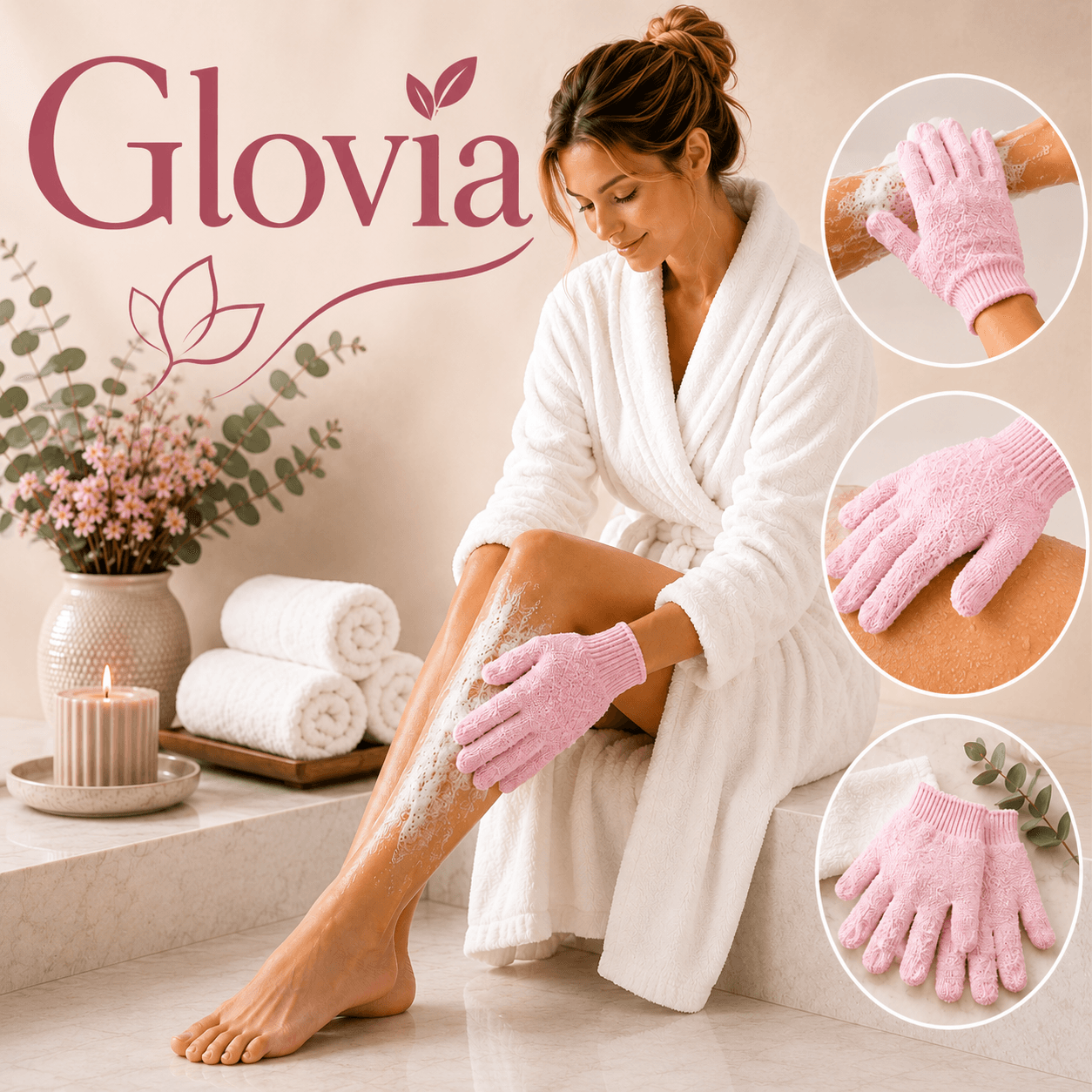 GLOVIA - rękawica do peelingu ciała