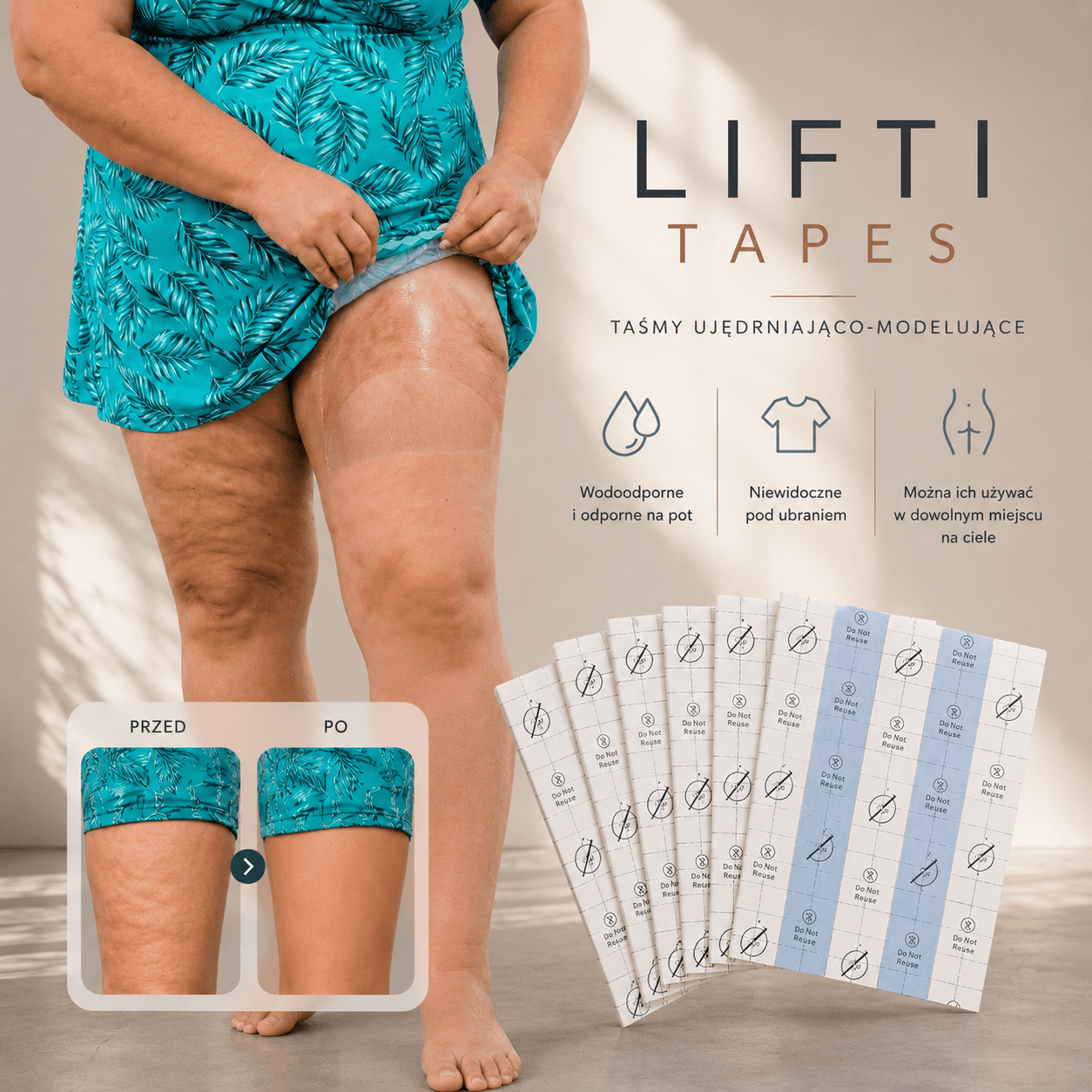 LIFTI TAPES taśmy ujędrniająco-modelujące