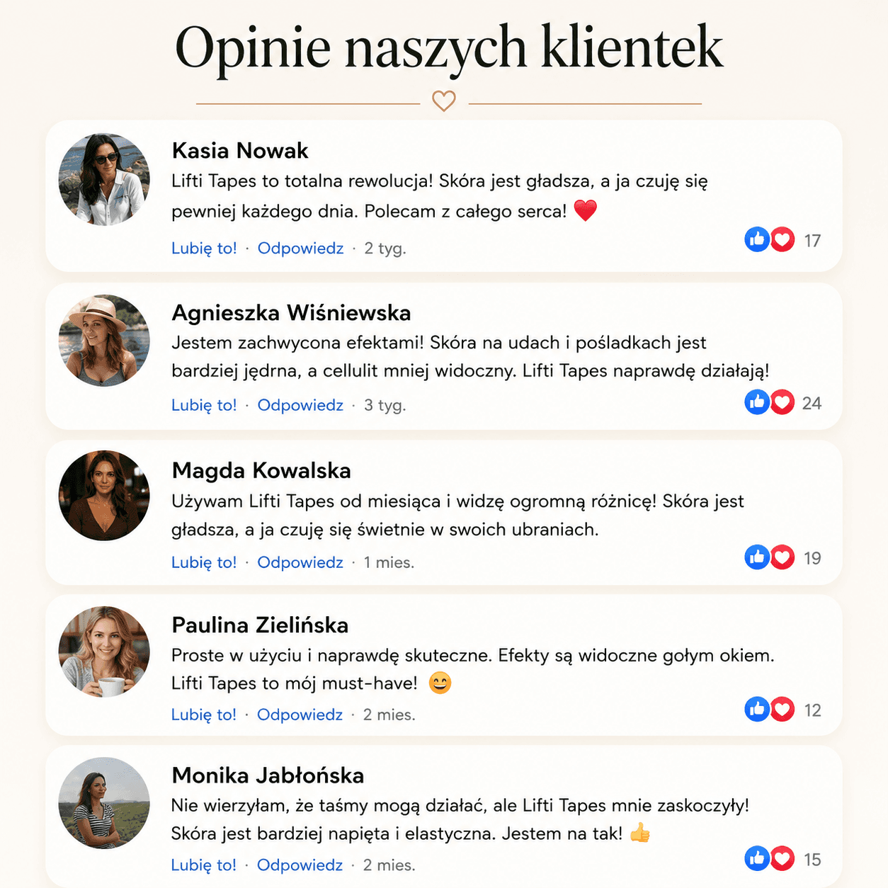 LIFTI TAPES taśmy ujędrniająco-modelujące